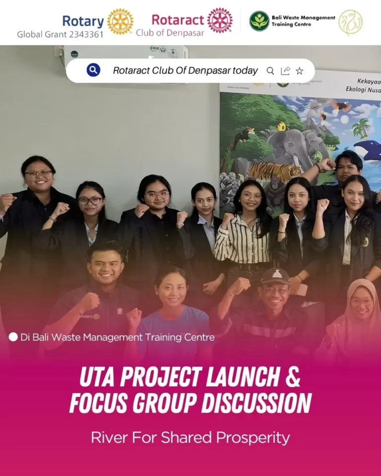 Collaboration project BWMTC dengan Rotaract Bali Denpasar