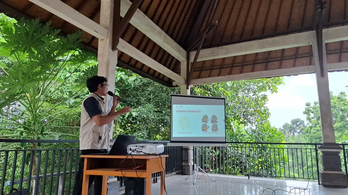 Sosialisasi kegiatan UTA(Utsaha Tukad Ayu)