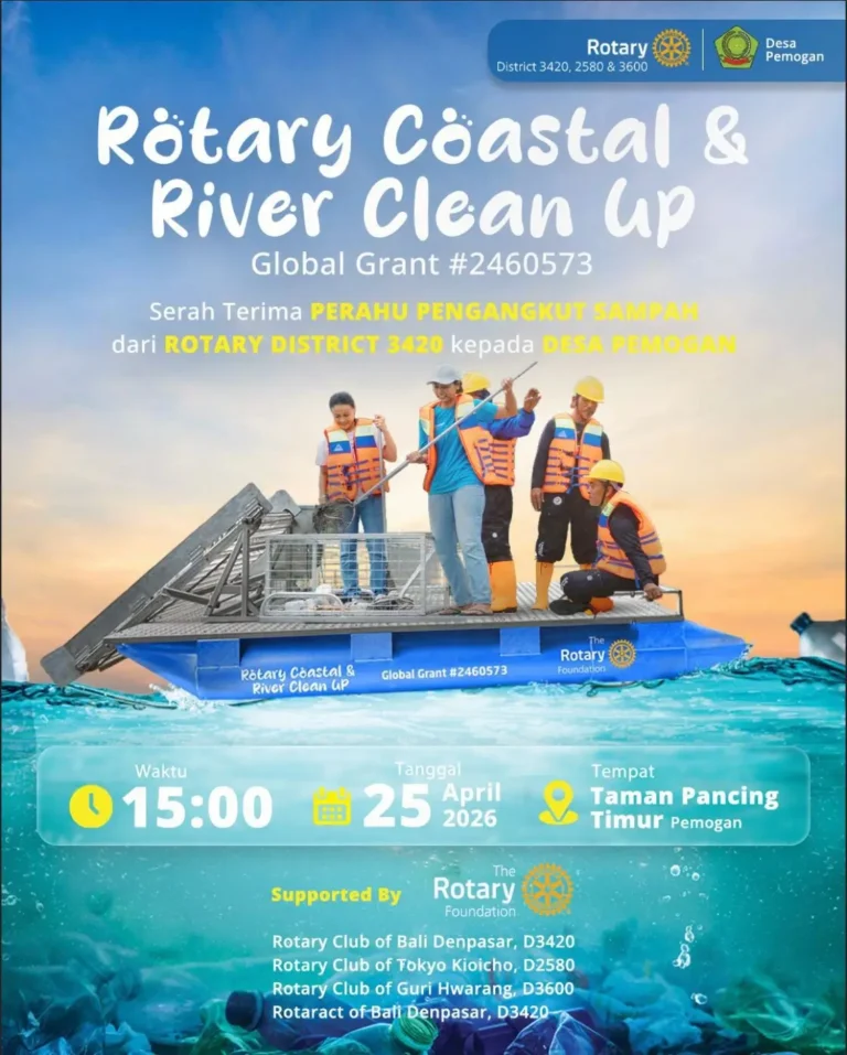 Penyerahan Kano dari Rotary Jepang dan Workshop Composting